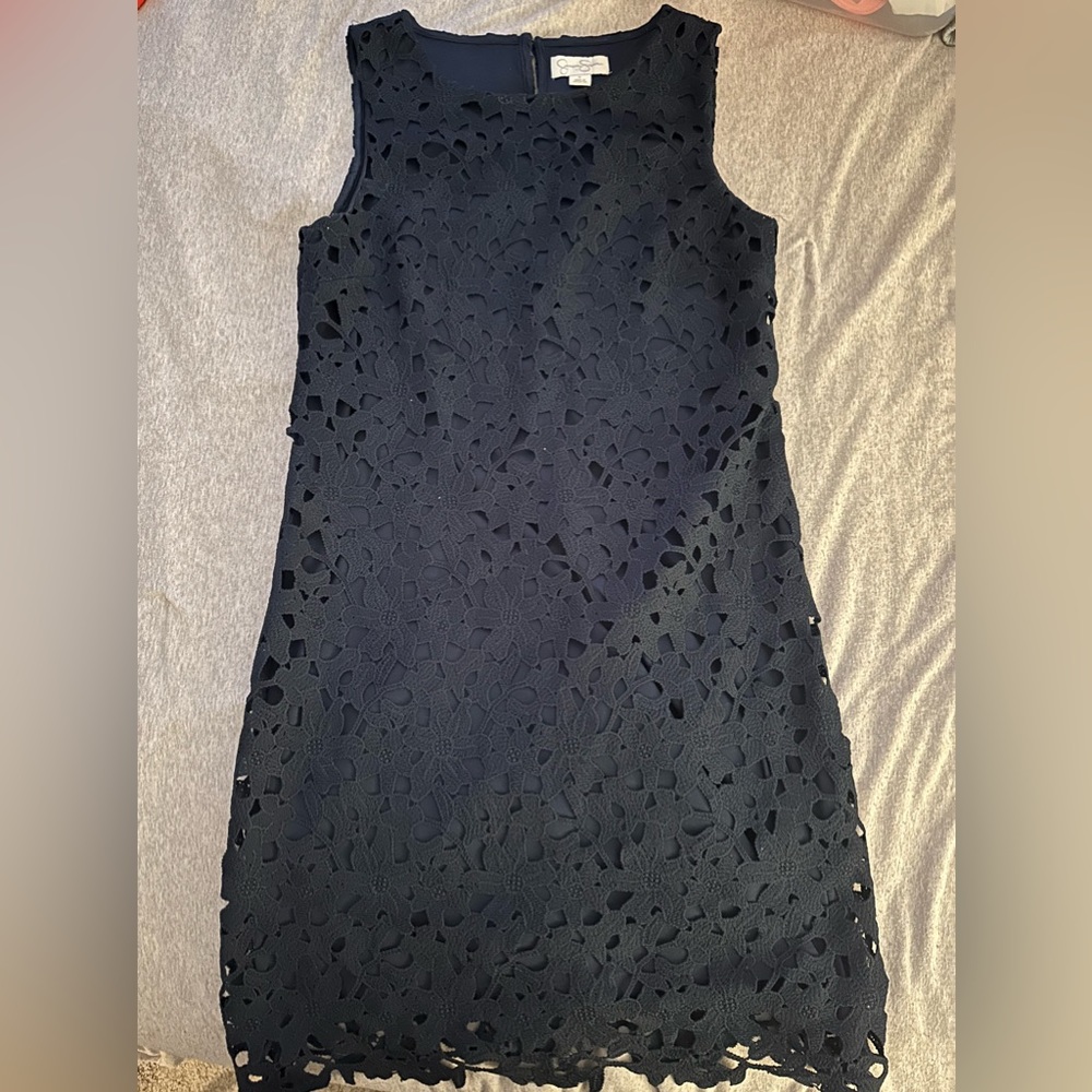 Jessica Simpson Navy Dress, size 8